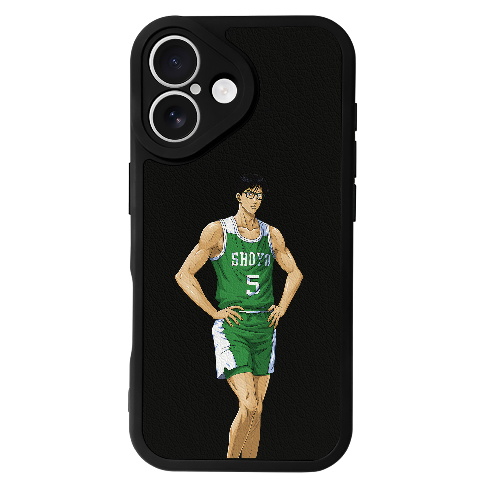 （画像用） SLAM DUNK／スラムダンク 【iPhone 16シリーズ対応】シリコンスマホケース（レザー調） 材質：シリコン